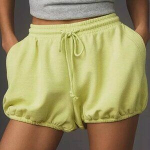 Brand New Daily Practice By Anthropologie Grace Bloomer Shorts in Lime